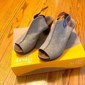 Dansko peep toe heels. Size 8.5